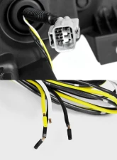 Spec-D Projector Headlights w/ LED Bar & Turn Signal Lights (Matte Black Housing/Clear Lens) Scion | Toyota 2012-2017                                     - LHP-FRS12JM-TM - Image 8