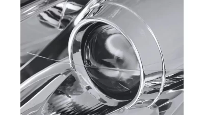 Spec-D LED Bar Projector Headlights w/ Sequential Turn Signals (Chrome Housing/Clear Lens) Infiniti G35 2003-2007                                     - LHP-G35032-SQ-RS - Image 5