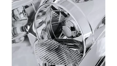 Spec-D LED Bar Projector Headlights w/ Sequential Turn Signals (Chrome Housing/Clear Lens) Infiniti G35 2003-2007                                     - LHP-G35032-SQ-RS - Image 6