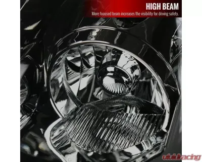 Spec-D LED Bar Projector Headlights w/ Sequential Turn Signals (Chrome Housing/Smoked Lens) Infiniti G35 2003-2007 - LHP-G35032G-SQ-RS