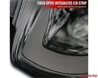 Spec-D LED Bar Projector Headlights w/ Sequential Turn Signals (Chrome Housing/Smoked Lens) Infiniti G35 2003-2007 - LHP-G35032G-SQ-RS