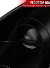 Spec-D LED Bar Projector Headlights w/ Sequential Turn Signals (Black Housing/Smoked Lens) Infiniti G35 2003-2007                                     - LHP-G35032SM-SQ-RS - Image 4