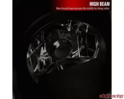 Spec-D LED Bar Projector Headlights w/ Sequential Turn Signals (Black Housing/Smoked Lens) Infiniti G35 2003-2007 - LHP-G35032SM-SQ-RS