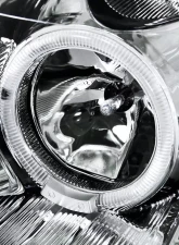 Spec-D Halo Projector Headlights (Chrome Housing/Clear Lens) Infiniti G35 2005-2006                                     - LHP-G35054-TM - Image 5