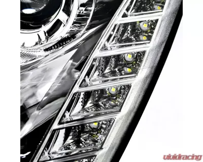 Spec-D Halo Projector Headlights (Chrome Housing/Clear Lens) Infiniti G35 2005-2006 - LHP-G35054-TM