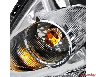 Spec-D Halo Projector Headlights (Chrome Housing/Clear Lens) Infiniti G35 2005-2006 - LHP-G35054-TM