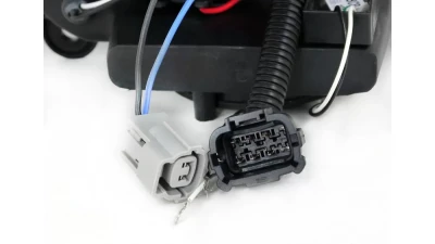 Spec-D Halo Projector Headlights (Chrome Housing/Clear Lens) Infiniti G35 2005-2006                                     - LHP-G35054-TM - Image 10