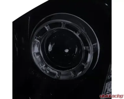 Spec-D Halo Projector Headlights w/ LED Light Strip (Glossy Black Housing/Smoke Lens) Infiniti G35 2005-2006 - LHP-G35054G-TM