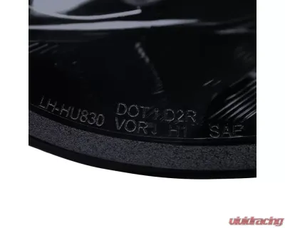 Spec-D Halo Projector Headlights w/ LED Light Strip (Glossy Black Housing/Smoke Lens) Infiniti G35 2005-2006 - LHP-G35054G-TM