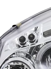 Spec-D Dual Halo Projector Headlights (Chrome Housing/Clear Lens) Volkswagen Golf Rabbit | Jetta 2006-2010                                     - LHP-GLF05-TM - Image 5