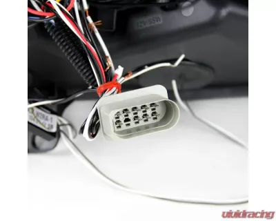 Spec-D Dual Halo Projector Headlights (Glossy Black Housing/Smoked Lens) Volkswagen Jetta | Golf | Rabbit 2006-2010 - LHP-GLF05G-TM