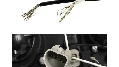 Spec-D Dual Halo Projector Headlights (Chrome Housing/Clear Lens) Volkswagen Golf | Cabrio 1993-1998                                     - LHP-GLF92-TM - Image 8