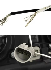 Spec-D Dual Halo Projector Headlights (Matte Black Housing/Clear Lens) Volkswagen Golf | Cabrio 1993-1998                                     - LHP-GLF92JM-TM - Image 8