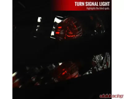 Spec-D Halo Projector Headlights w/ LED Light Strip (Black Housing/Smoke Lens) Lexus GS300 | GS400 | GS430 1998-2005 - LHP-GS30098SM-RS