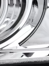 Spec-D LED Bar Projector Headlights (Chrome Housing/Clear Lens) Ford Mustang 2005-2009                                     - LHP-MST05-G2-TM - Image 5