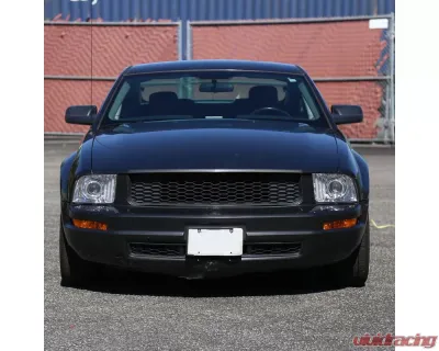 Spec-D LED Bar Projector Headlights (Chrome Housing/Clear Lens) Ford Mustang 2005-2009 - LHP-MST05-G2-TM