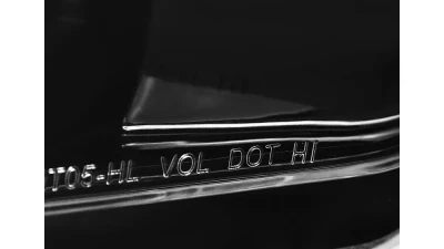 Spec-D Halo Projector Headlights (Jet Black Housing/Clear Lens) Ford Mustang 2005-2009                                     - LHP-MST05BK-TM - Image 7