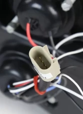 Spec-D Halo Projector Headlights w/ LED Light Strip (Glossy Black Housing/Smoked Lens) Ford Mustang 2005-2009                                     - LHP-MST05G-TM - Image 8