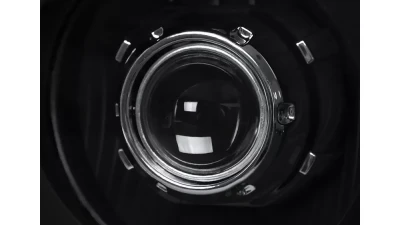 Spec-D H1 Projector Headlights (Matte Black Housing/Clear Lens) Ford Mustang 2005-2009                                     - LHP-MST05JM-RS - Image 2