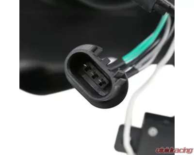 Spec-D H1 Projector Headlights (Matte Black Housing/Clear Lens) Ford Mustang 2005-2009 - LHP-MST05JM-RS