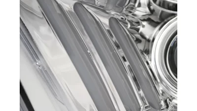 Spec-D Sequential LED Bar Projector Headlights (Chrome Housing/Clear Lens) Ford Mustang 2010-2014                                     - LHP-MST10-V2-TM - Image 5