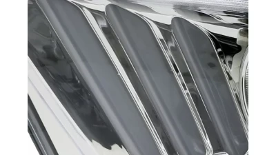 Spec-D Sequential LED Bar Projector Headlights (Chrome Housing/Clear Lens) Ford Mustang 2010-2014                                     - LHP-MST10-V2-TM - Image 6