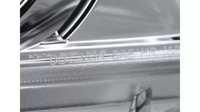 Spec-D Sequential LED Bar Projector Headlights (Chrome Housing/Clear Lens) Ford Mustang 2010-2014                                     - LHP-MST10-V2-TM - Image 7