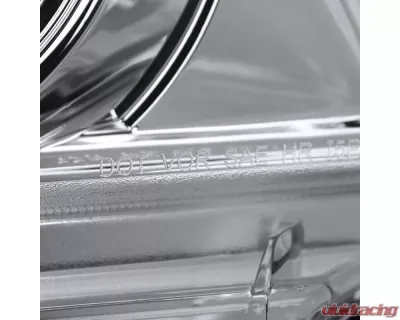 Spec-D Sequential LED Bar Projector Headlights (Chrome Housing/Clear Lens) Ford Mustang 2010-2014 - LHP-MST10-V2-TM