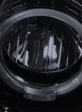Spec-D Dual Halo Projector Headlights w/ LED Accent Lights (Glossy Black Housing/Smoke Lens) Dodge | Plymouth 2000-2002                                     - LHP-NEO00G-TM - Image 4