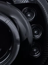 Spec-D Dual Halo Projector Headlights (Glossy Black Housing/Smoked Lens) Dodge Neon 2003-2005                                     - LHP-NEO03G-TM - Image 5