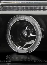 Spec-D Dual Halo Projector Headlights (Matte Black Housing/Clear Lens) Volkswagen Passat 2001-2005                                     - LHP-PAS01JM-TM - Image 3