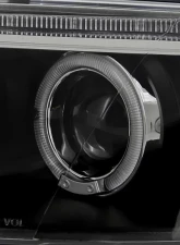 Spec-D Dual Halo Projector Headlights (Matte Black Housing/Clear Lens) Volkswagen Passat 2001-2005                                     - LHP-PAS01JM-TM - Image 4