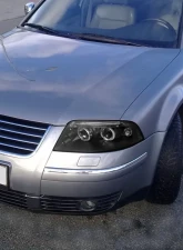 Spec-D Dual Halo Projector Headlights (Matte Black Housing/Clear Lens) Volkswagen Passat 2001-2005                                     - LHP-PAS01JM-TM - Image 10