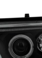 Spec-D Dual Halo Projector Headlights (Matte Black Housing/Clear Lens) Volkswagen Passat 1997-2000                                     - LHP-PAS97JM-TM - Image 7