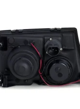 Spec-D Halo Projector Headlights (Chrome Housing/Clear Lens) Ford Ranger 1998-2000                                     - LHP-RAN98-RS - Image 3