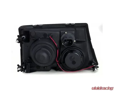 Spec-D Halo Projector Headlights (Chrome Housing/Clear Lens) Ford Ranger 1998-2000 - LHP-RAN98-RS