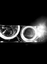 Spec-D Dual Halo Projector Headlights (Chrome Housing/Clear Lens) Chevrolet S10 1998-2004                                     - LHP-S1098-RS - Image 2