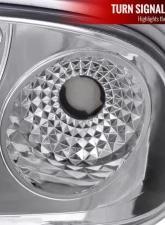 Spec-D Dual Halo Projector Headlights (Chrome Housing/Clear Lens) Chevrolet S10 1998-2004                                     - LHP-S1098-RS - Image 6