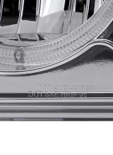 Spec-D Dual Halo Projector Headlights (Chrome Housing/Clear Lens) Chevrolet S10 1998-2004                                     - LHP-S1098-RS - Image 7