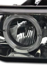 Spec-D Dual Halo Projector Headlights (Chrome Housing/Smoked Lens) Chevrolet 1999-2006                                     - LHP-SIV99G-RS - Image 4