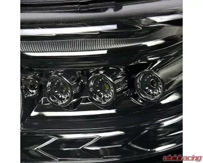 Spec-D Dual Halo Projector Headlights (Chrome Housing/Smoked Lens) Chevrolet 1999-2006 - LHP-SIV99G-RS