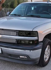 Spec-D Dual Halo Projector Headlights (Chrome Housing/Smoked Lens) Chevrolet 1999-2006                                     - LHP-SIV99G-RS - Image 10