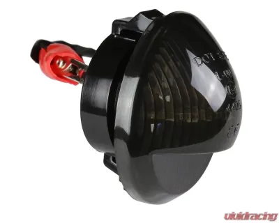 Spec-D Rear LED License Plate Lights (Glossy Black Housing/Smoked Lens) Ford F-150 2001-2014 - LIC-F15001GLED-VS