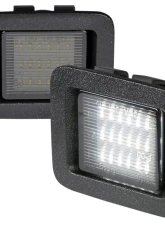 Spec-D Glossy Black Housing/Smoke Lens Rear LED License Plate Lights Ford F-150 2015-2019                                     - LIC-F15015GLED-VS - Image 10