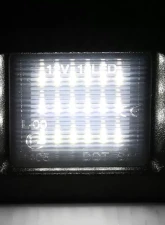 Spec-D Glossy Black Housing/Smoke Lens Rear LED License Plate Lights Ford F-150 2015-2019                                     - LIC-F15015GLED-VS - Image 2