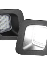 Spec-D Chrome Housing/Clear Lens Rear LED License Plate Lights Dodge RAM 2003-2019                                     - LIC-RAM03CLED-VS - Image 7