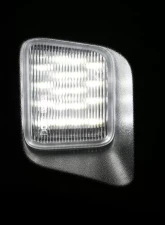 Spec-D Chrome Housing/Clear Lens Rear LED License Plate Lights Dodge RAM 2003-2019                                     - LIC-RAM03CLED-VS - Image 2