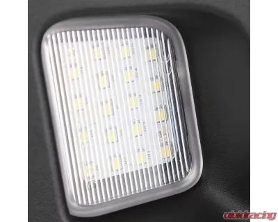 Spec-D Chrome Housing/Clear Lens Rear LED License Plate Lights Dodge RAM 2003-2019 - LIC-RAM03CLED-VS