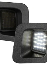 Spec-D Glossy Black Housing/Smoke Lens Rear LED License Plate Lights Dodge RAM 2003-2021                                     - LIC-RAM03GLED-VS - Image 7