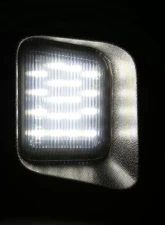 Spec-D Glossy Black Housing/Smoke Lens Rear LED License Plate Lights Dodge RAM 2003-2021                                     - LIC-RAM03GLED-VS - Image 2